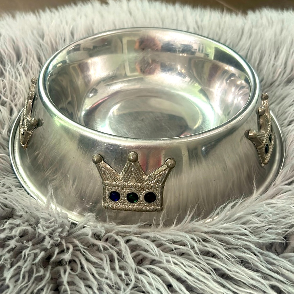 Princess dog bowl